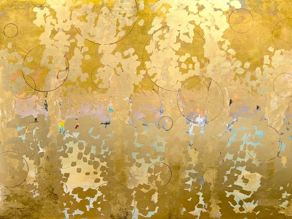 Nancy Reyner Gold Leaf Contemporary Painting